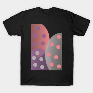 Translucent Pattern with Polka Dots T-Shirt